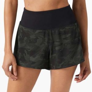 Lululemon Speed up High rise 4inch green camo